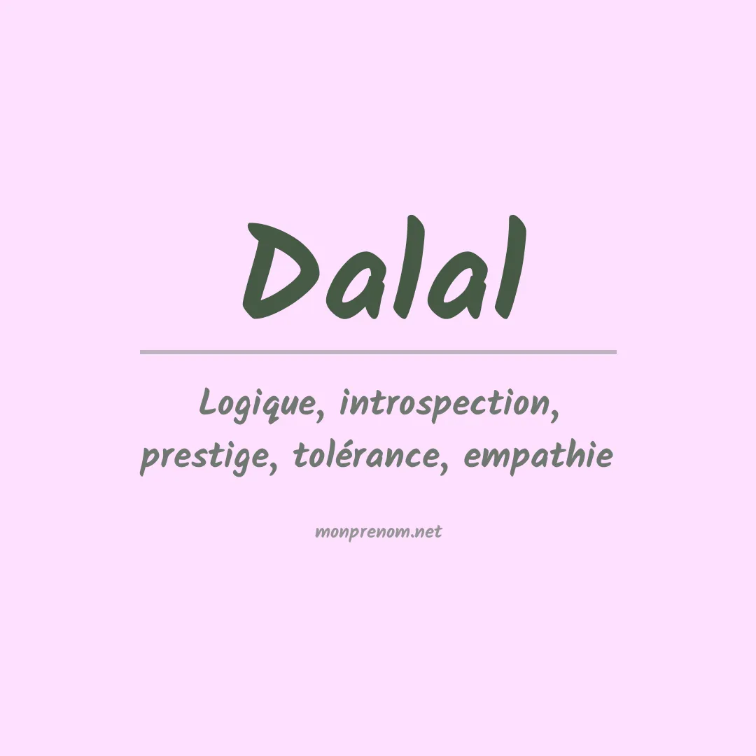 Prénom Dalal
