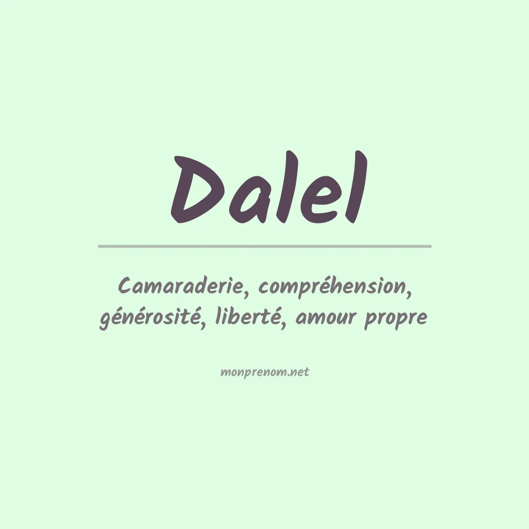 Prénom Dalel