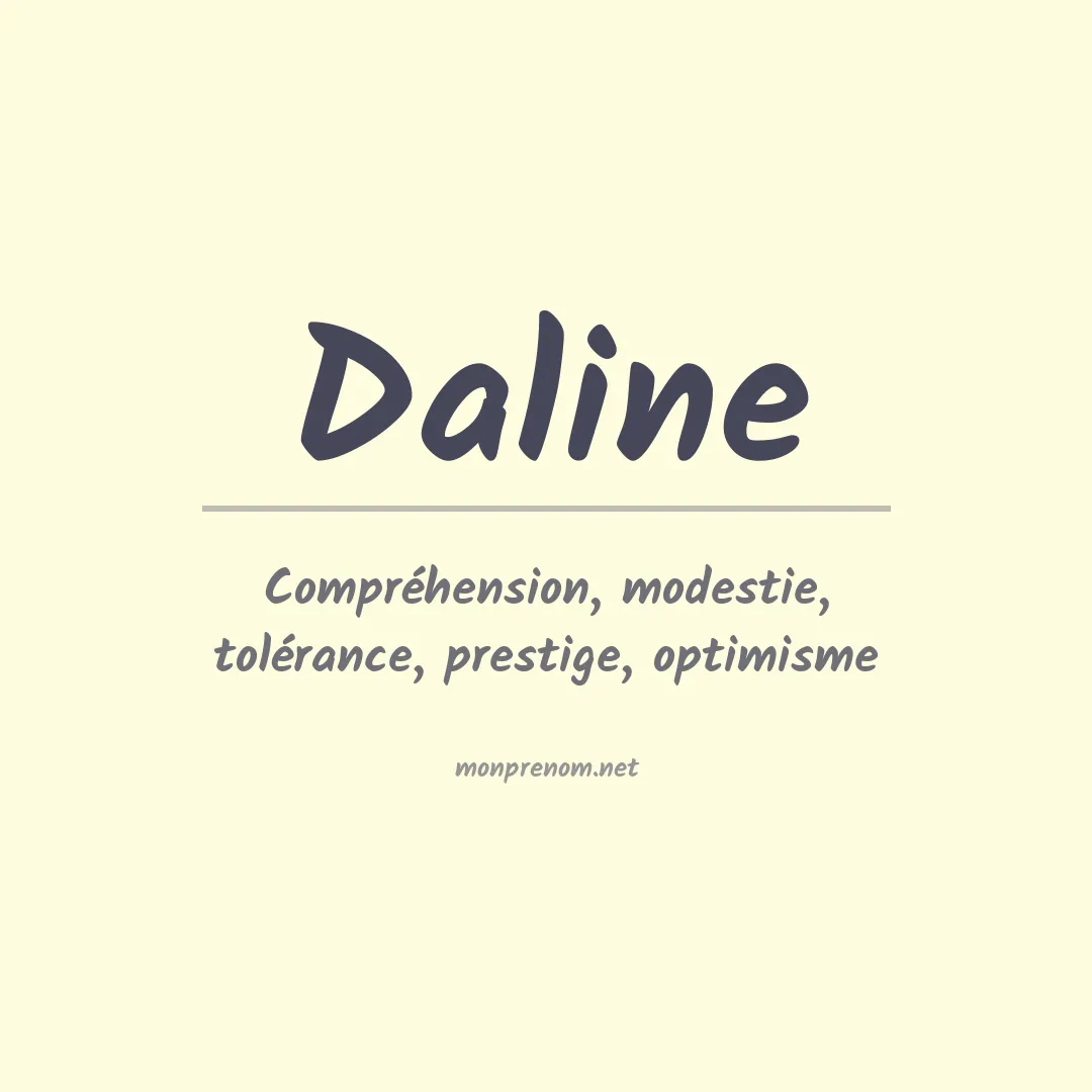 Prénom Daline