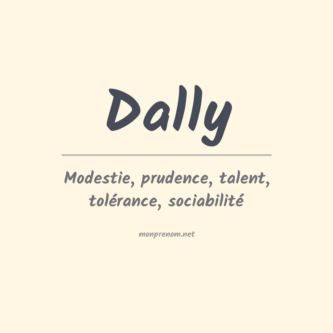 Prénom Dally