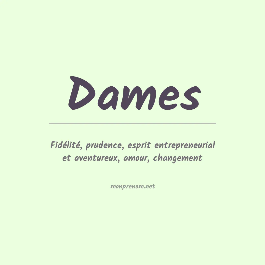 Prénom Dames
