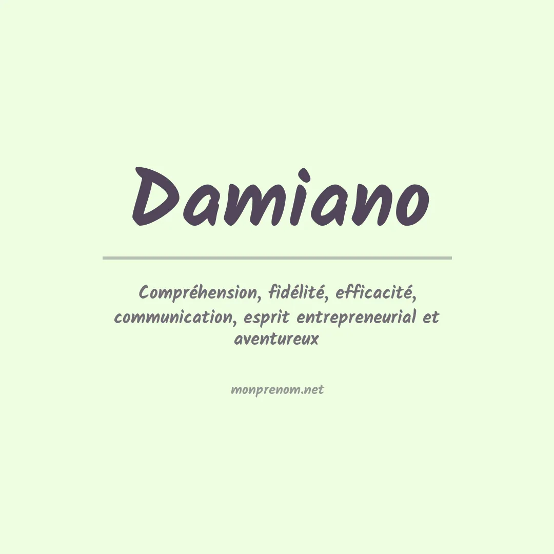 Prénom Damiano