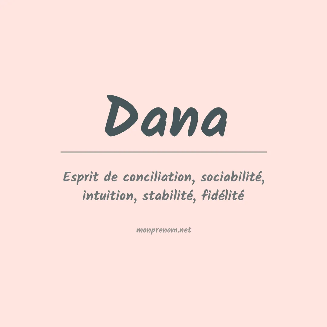 Prénom Dana