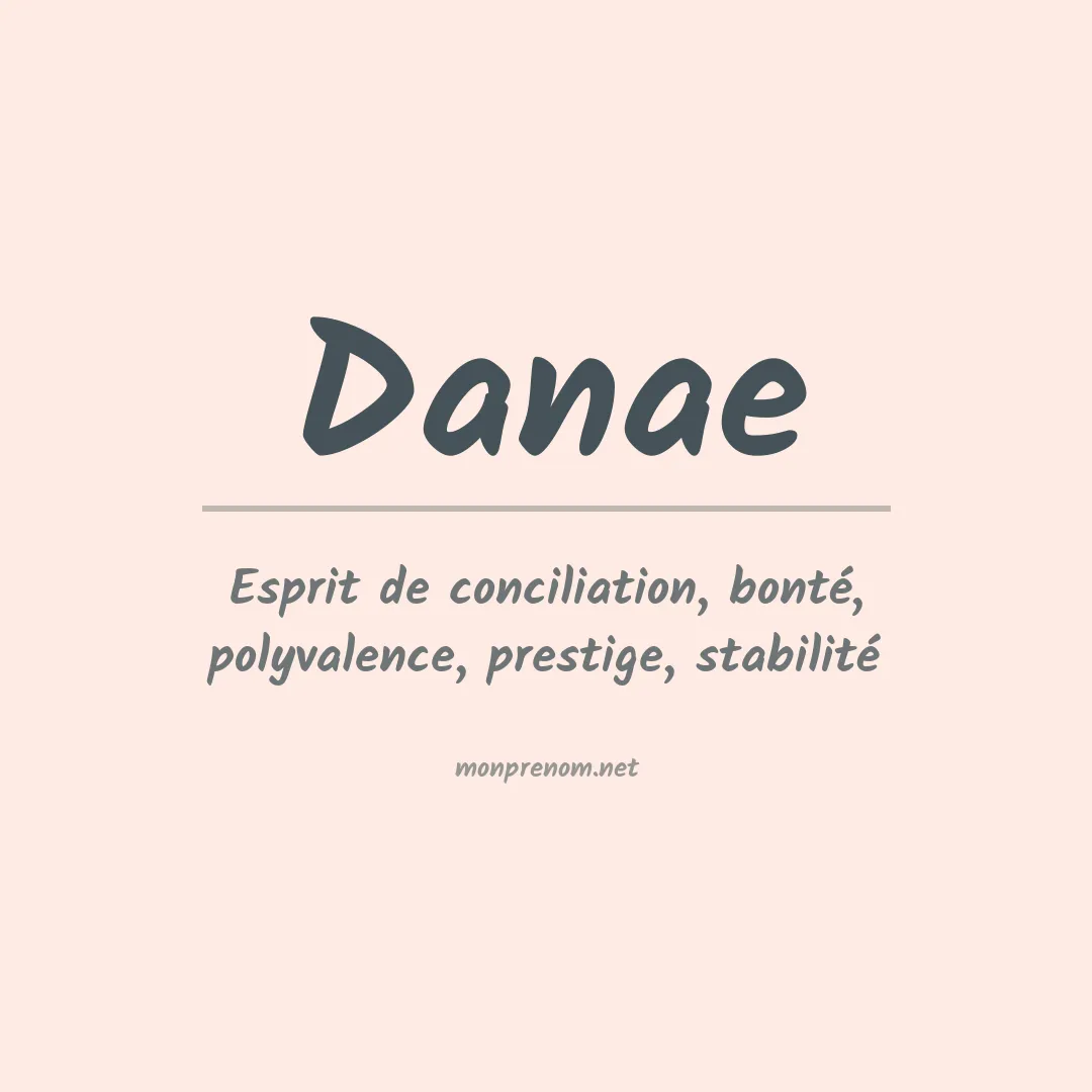 Prénom Danae