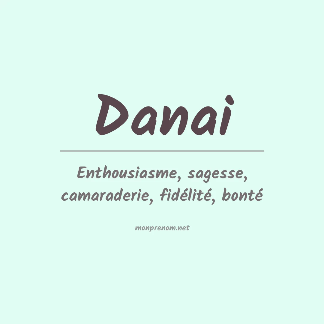 Prénom Danai