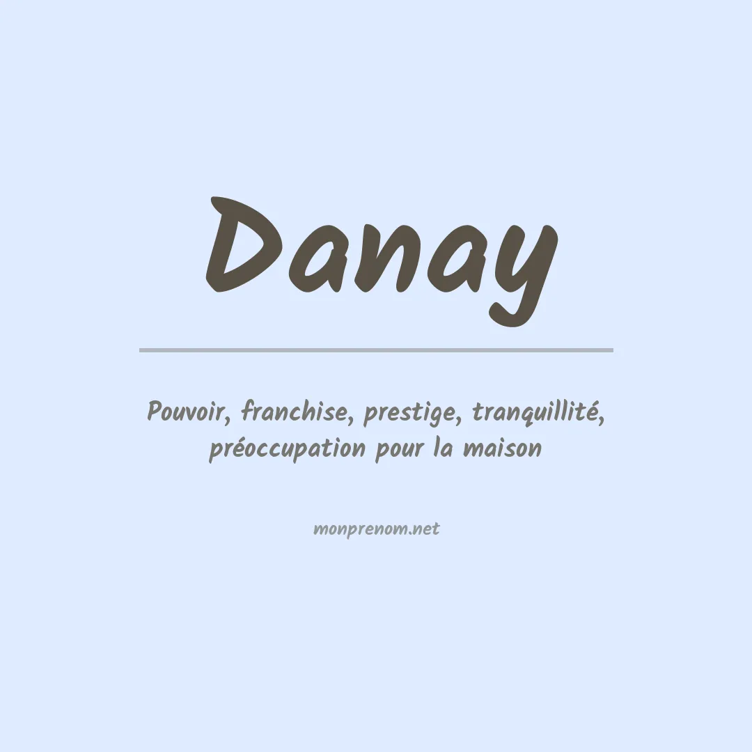 Prénom Danay