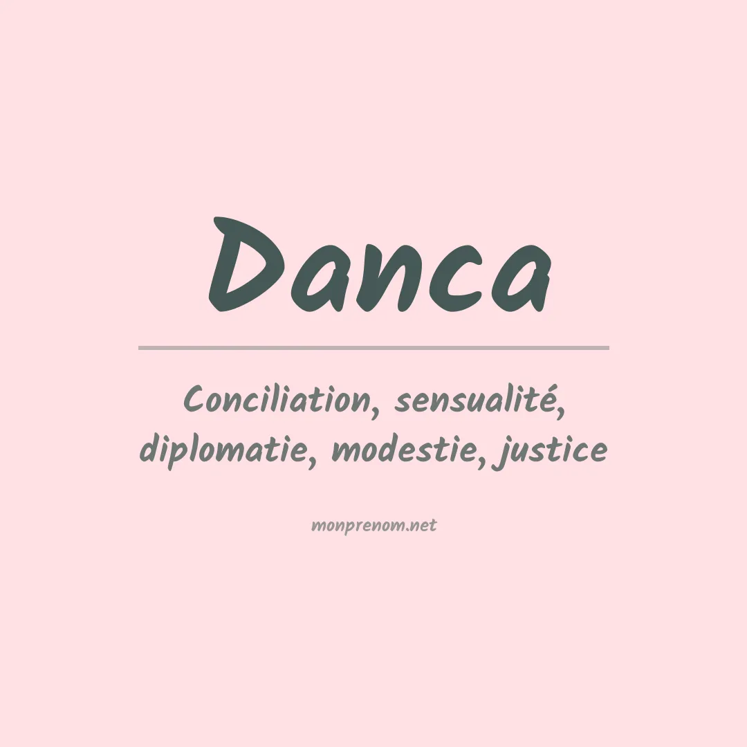 Prénom Danca