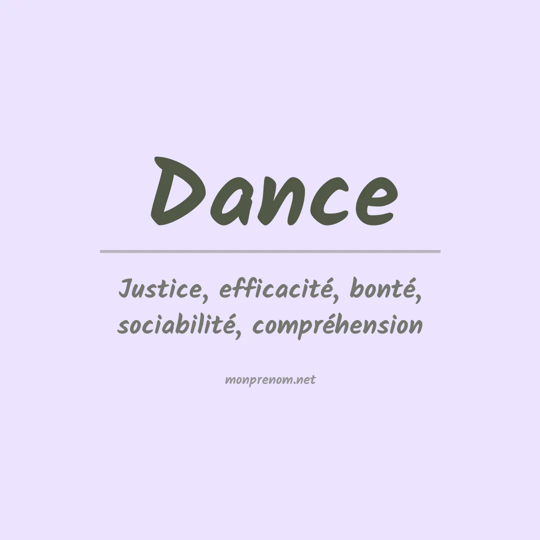 Prénom Dance