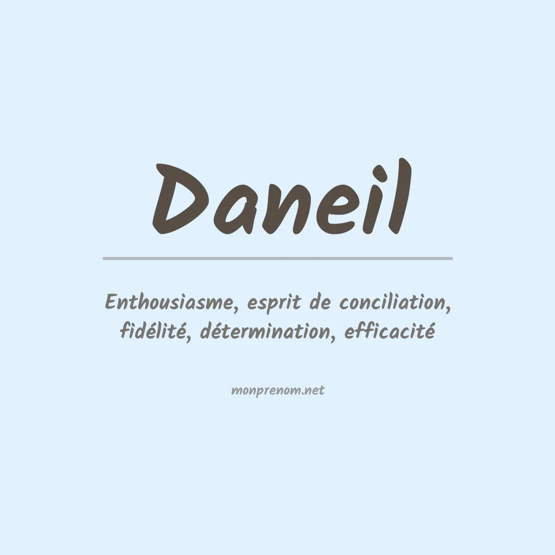 Prénom Daneil