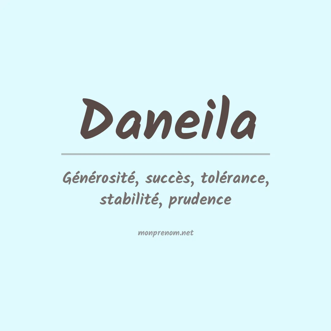 Prénom Daneila