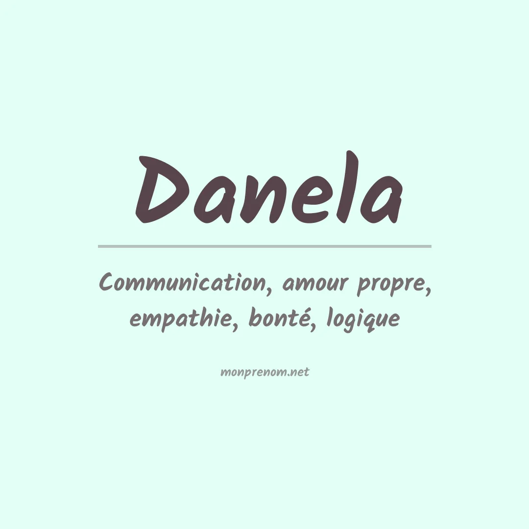 Prénom Danela