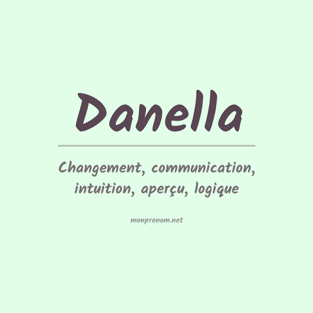 Prénom Danella