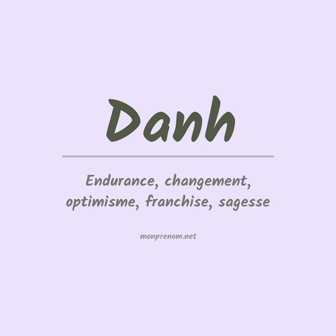 Prénom Danh