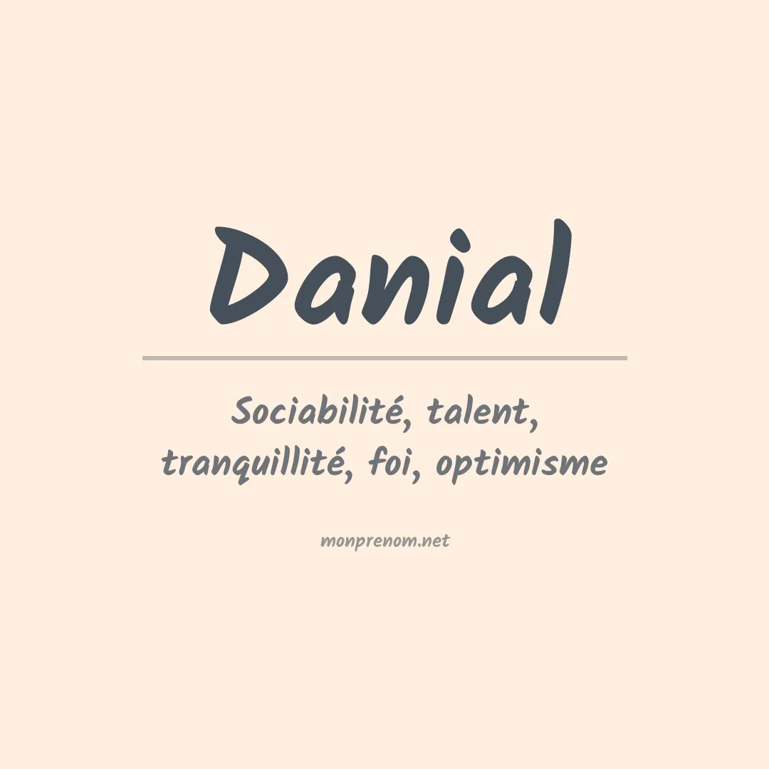 Prénom Danial