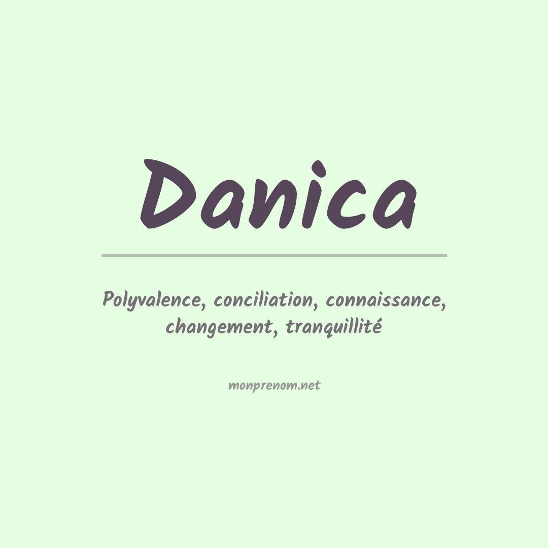 Prénom Danica