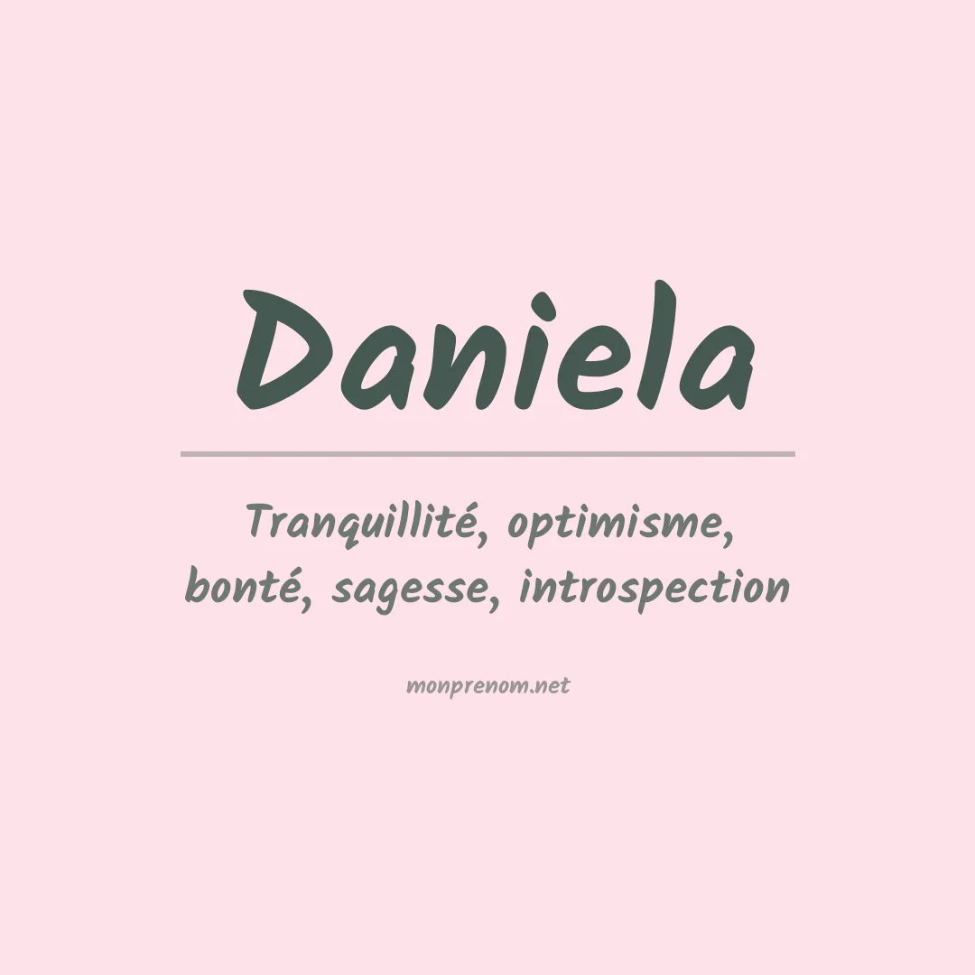 Prénom Daniela