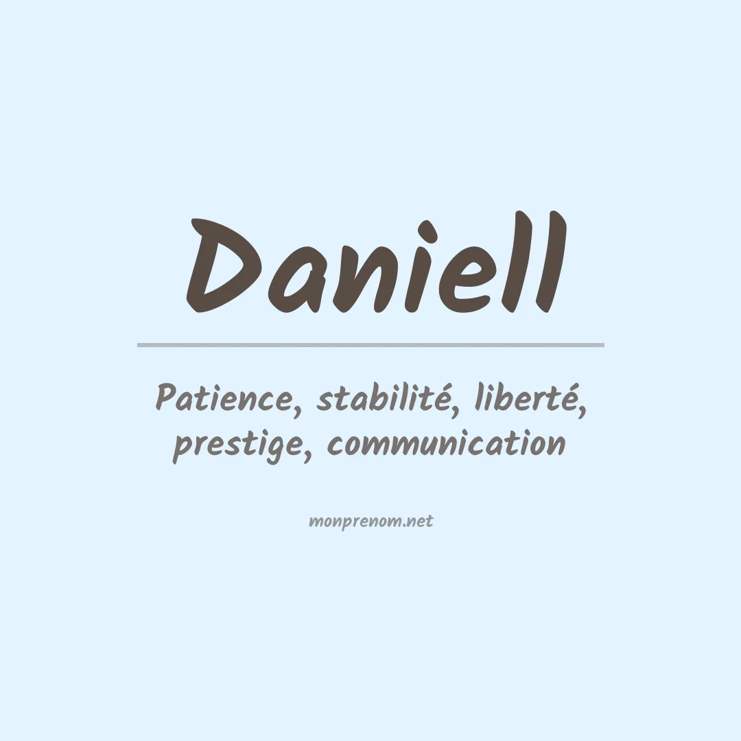 Prénom Daniell