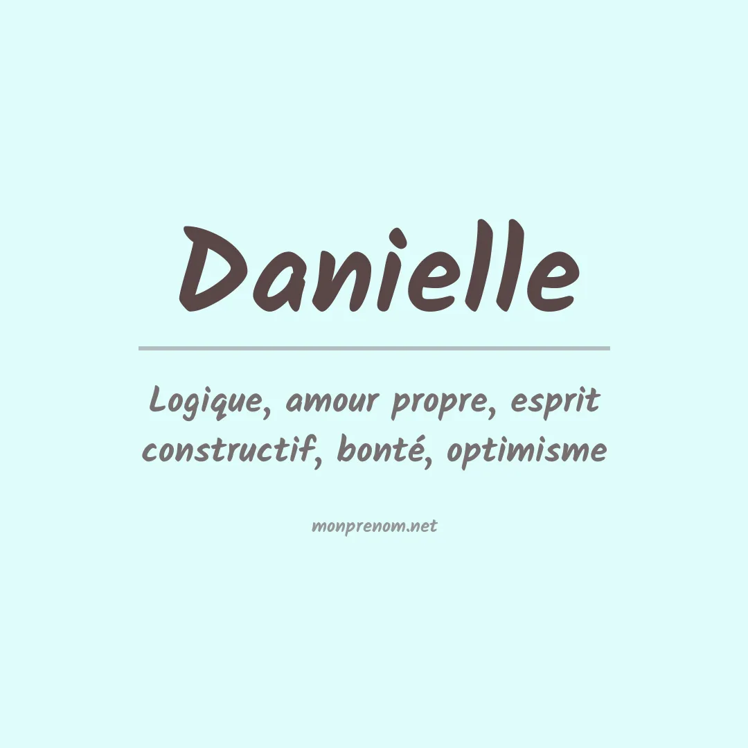 Prénom Danielle