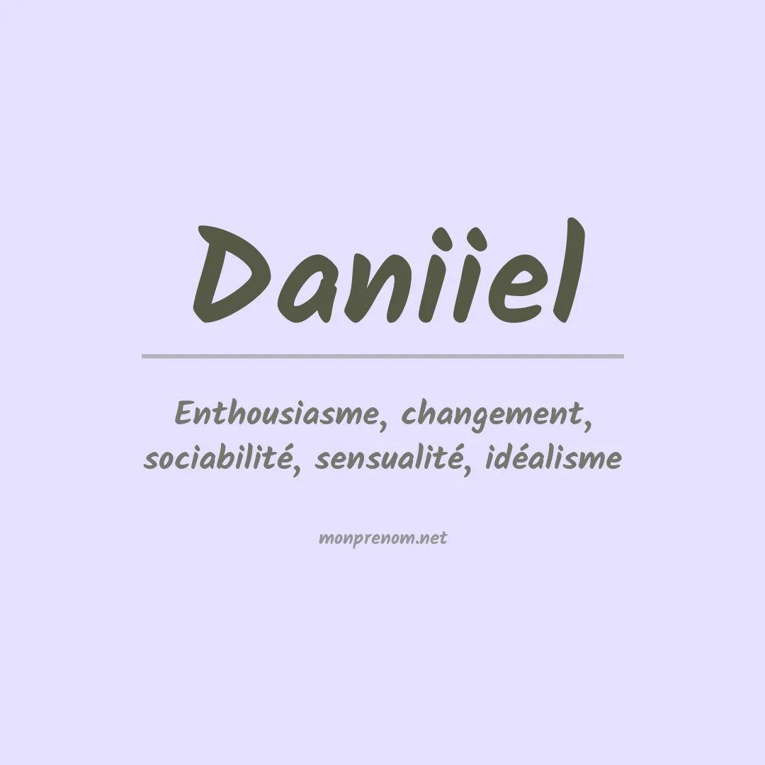 Prénom Daniiel