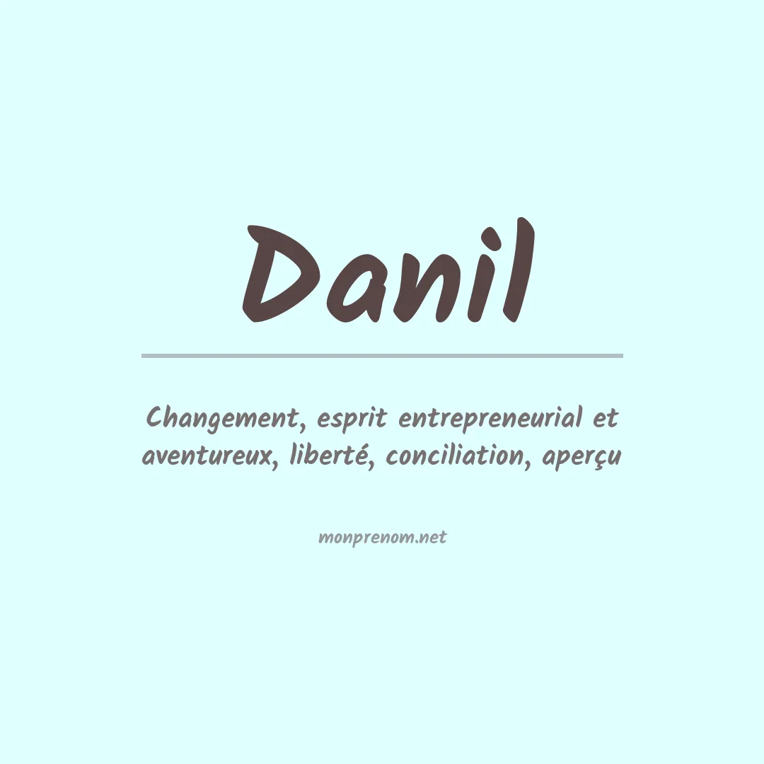 Prénom Danil