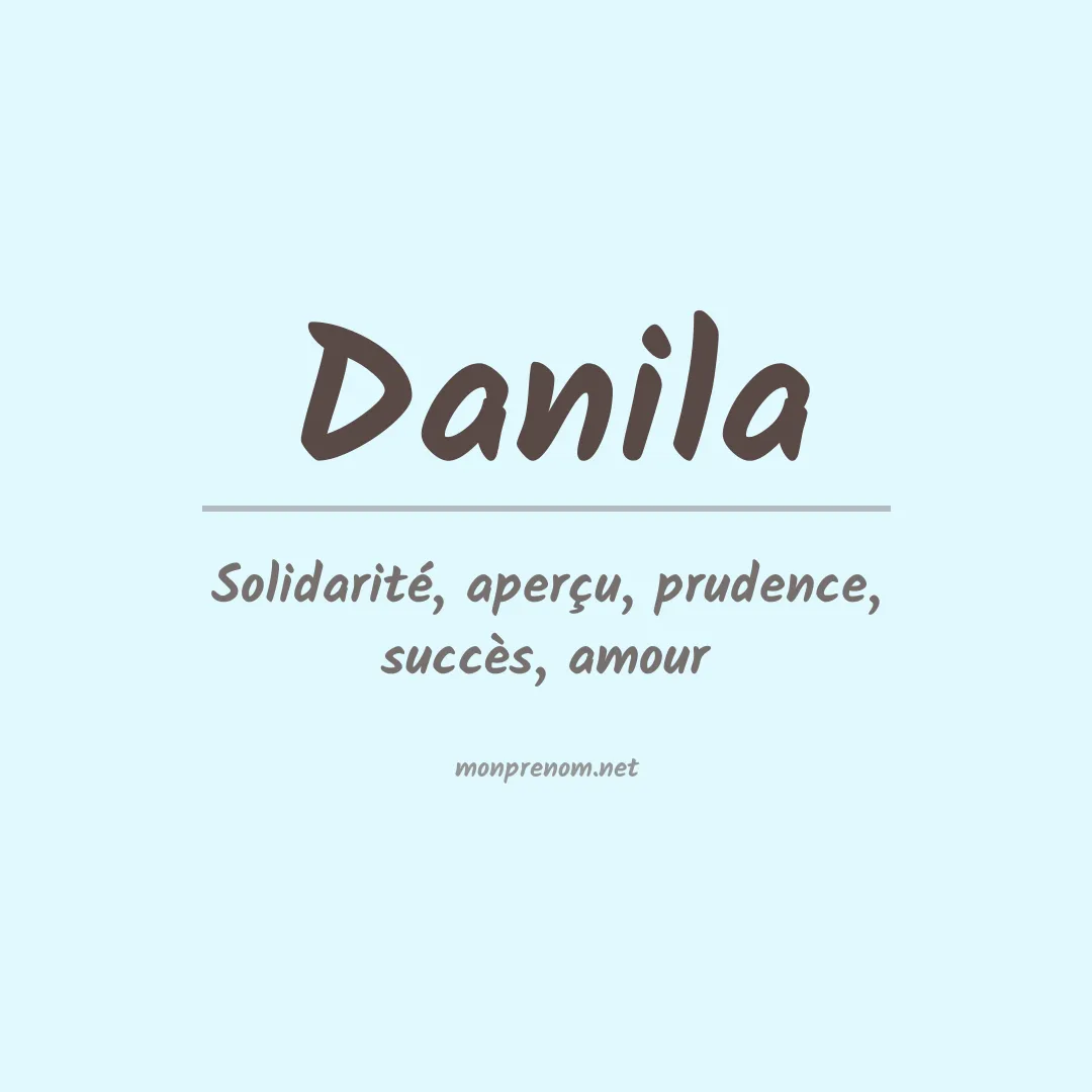 Prénom Danila