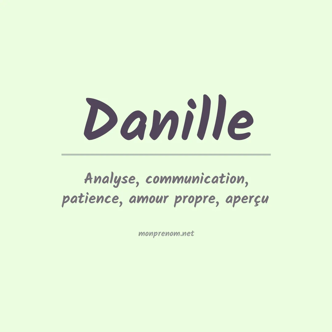 Prénom Danille