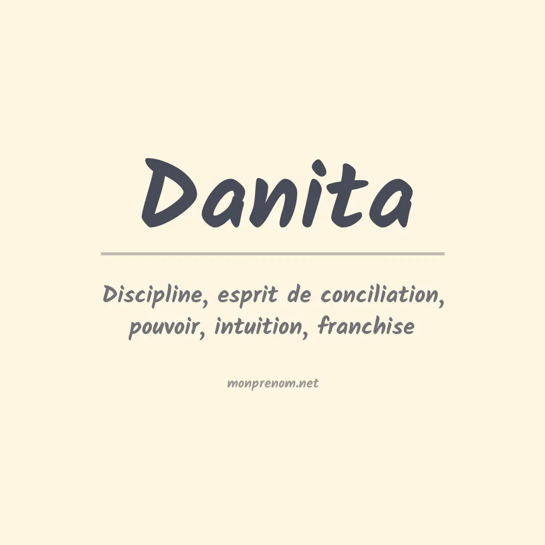 Prénom Danita