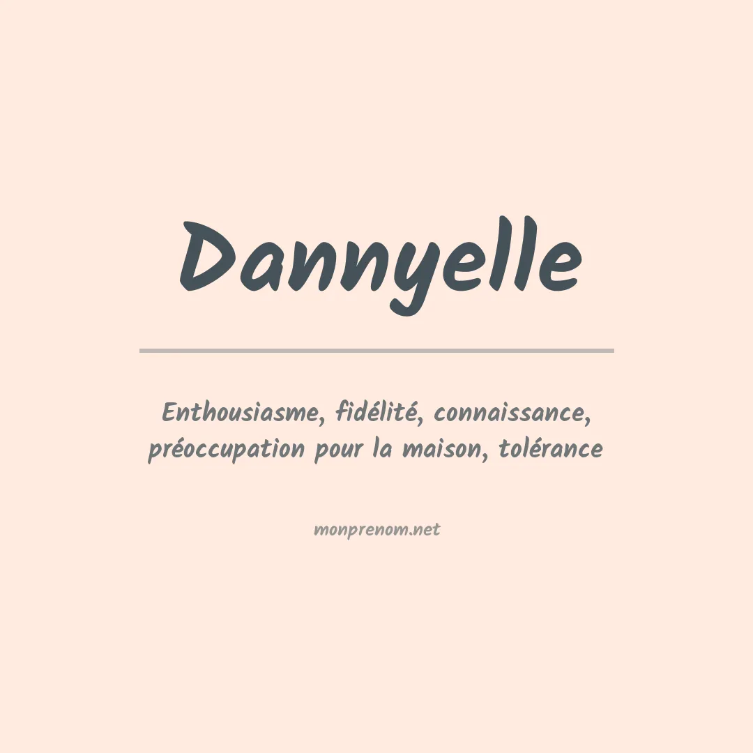 Prénom Dannyelle