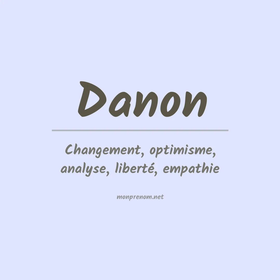 Prénom Danon