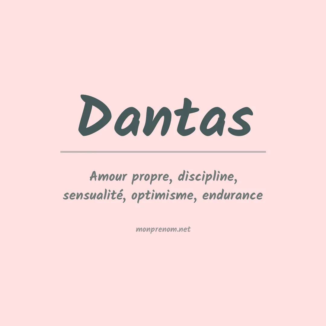 Prénom Dantas