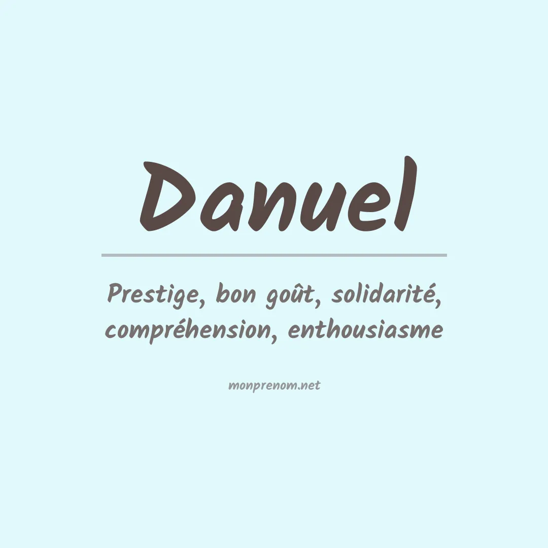 Prénom Danuel