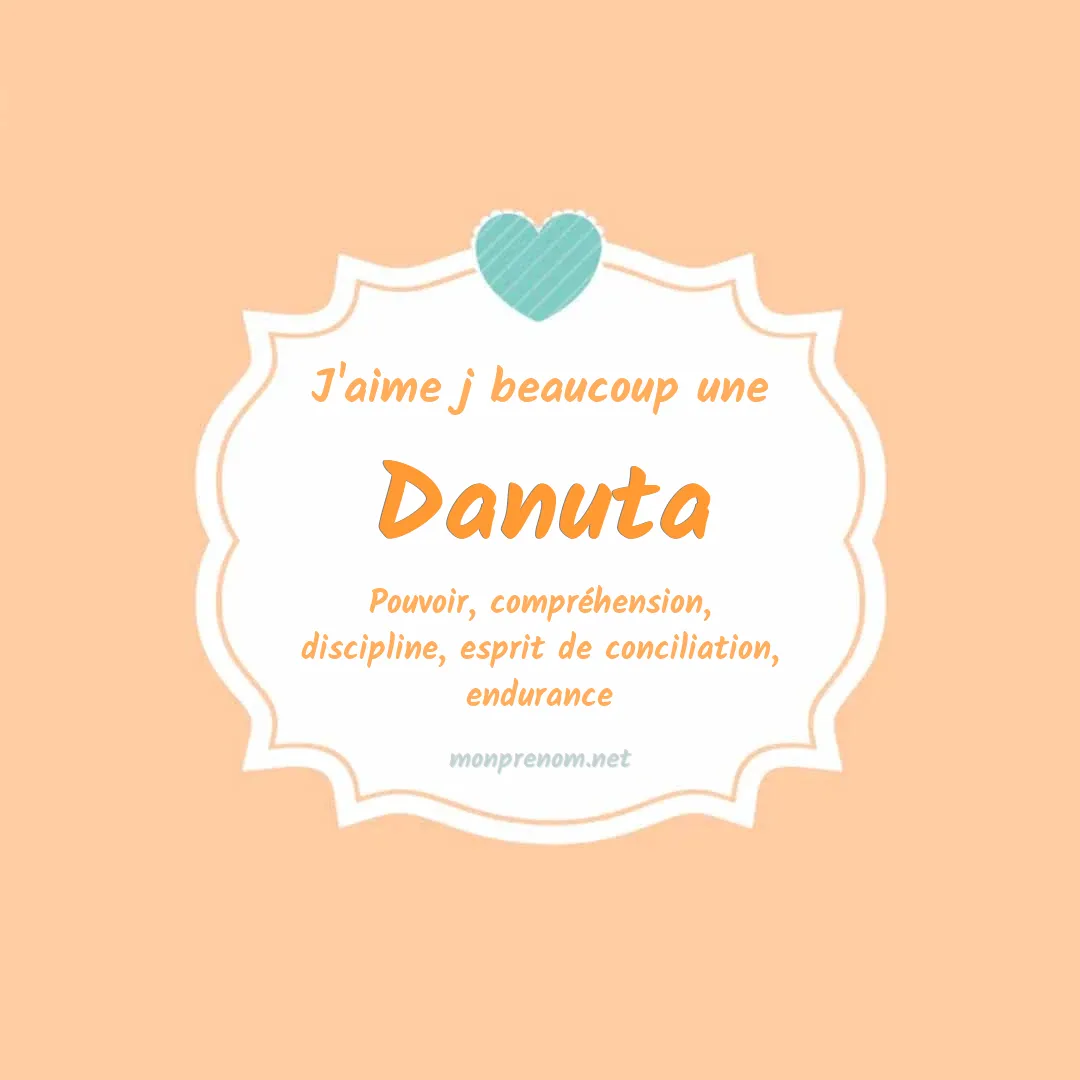J'aime beaucoup Danuta