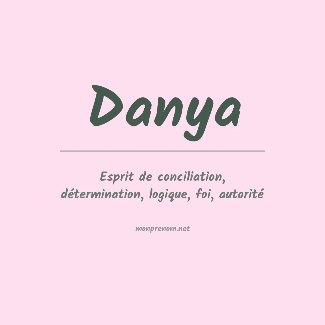 Prénom Danya