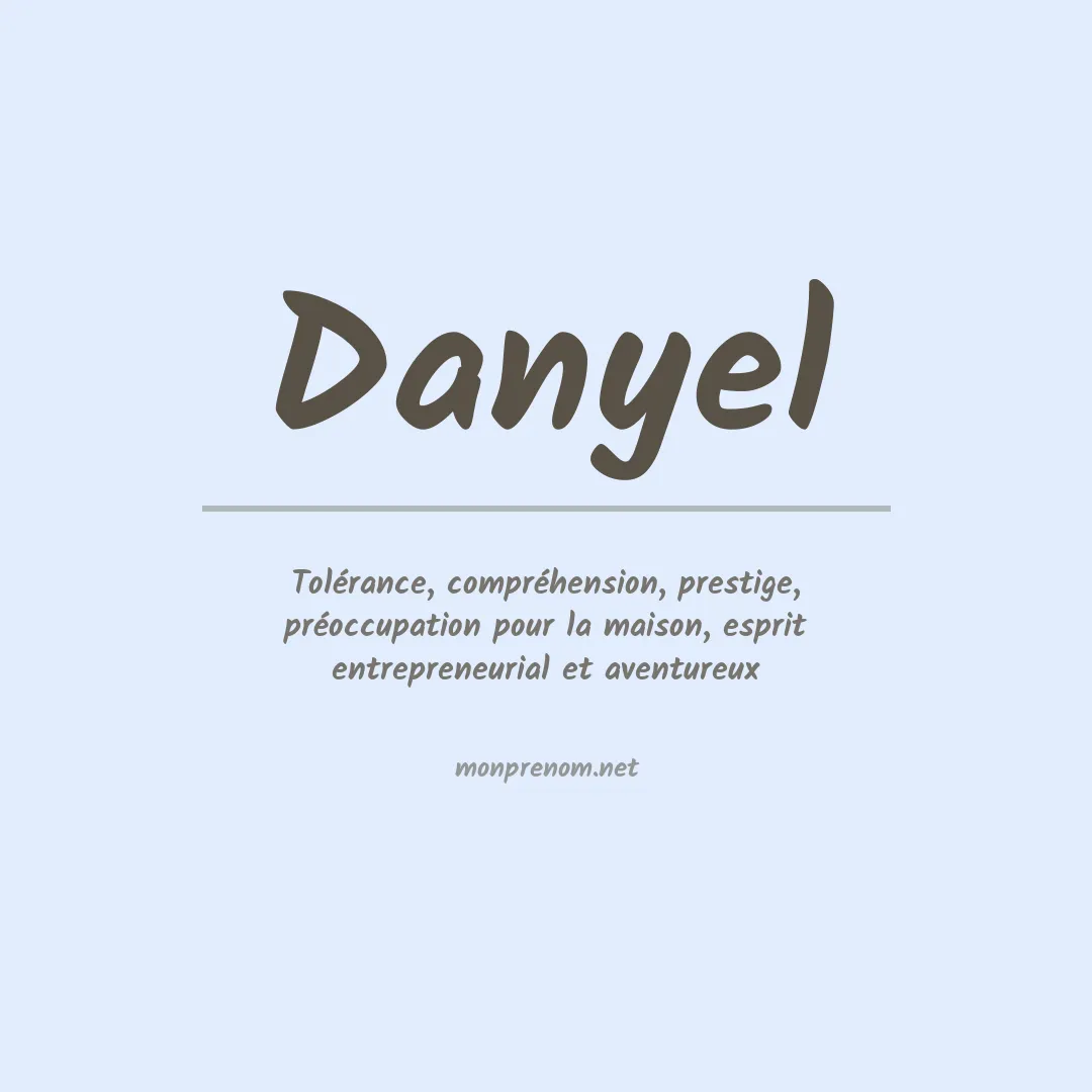 Prénom Danyel