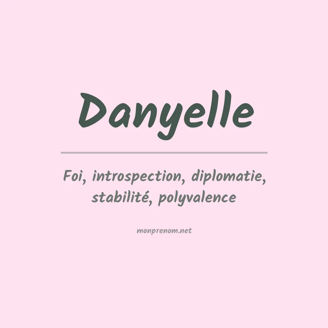 Prénom Danyelle