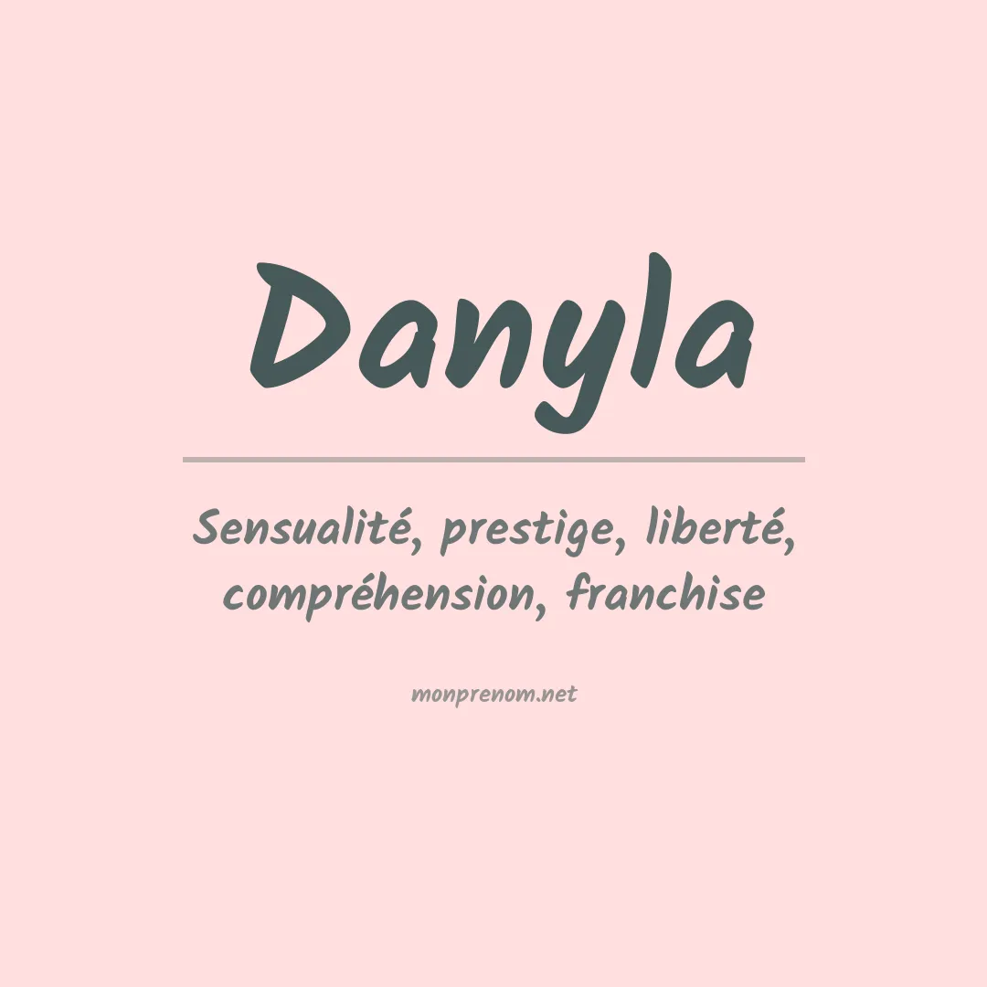 Prénom Danyla