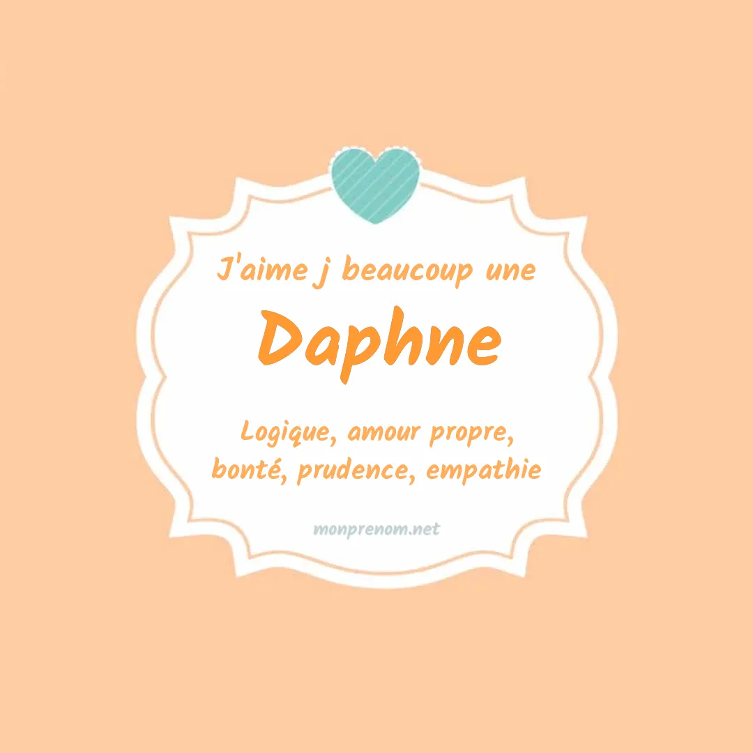 J'aime beaucoup Daphne