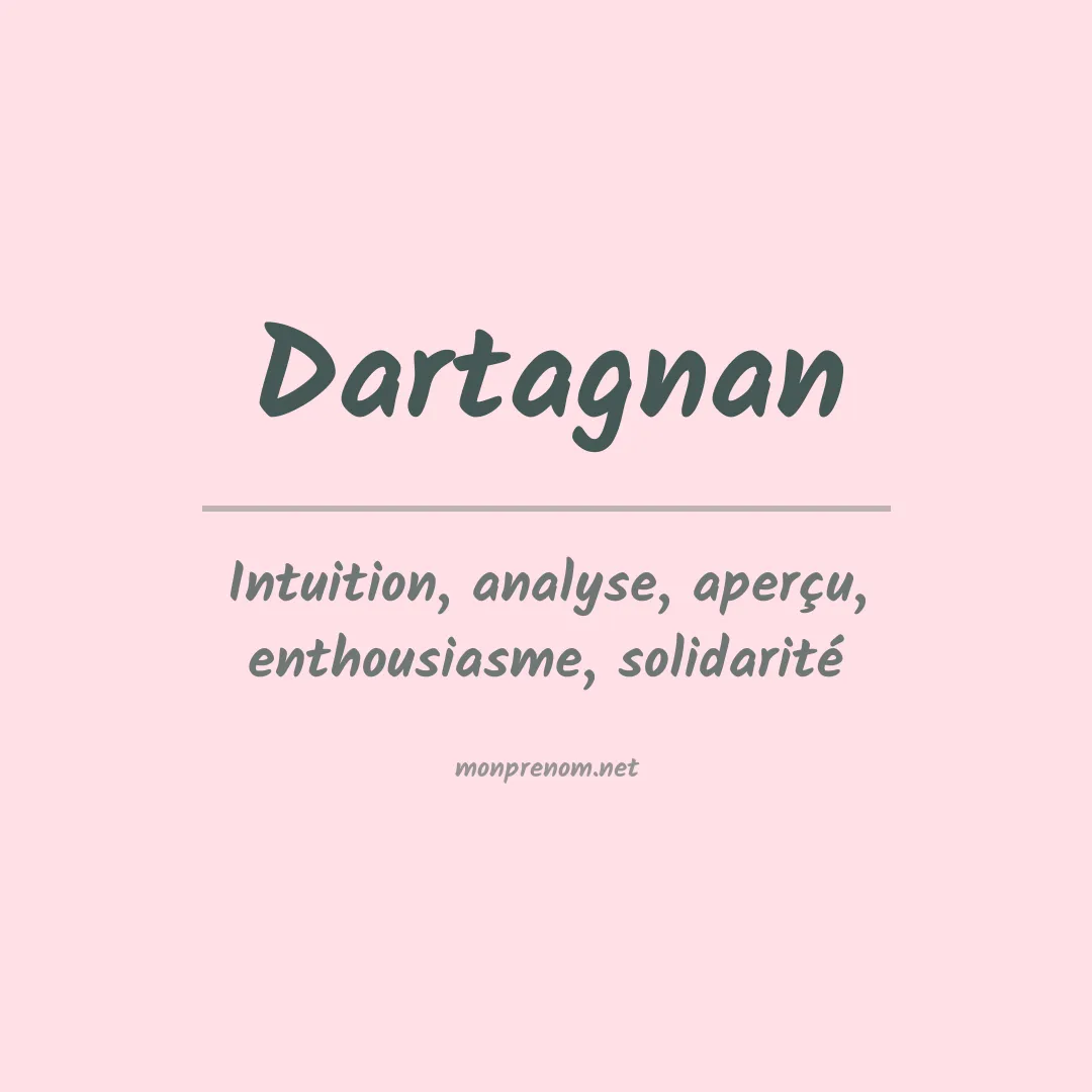 Prénom Dartagnan
