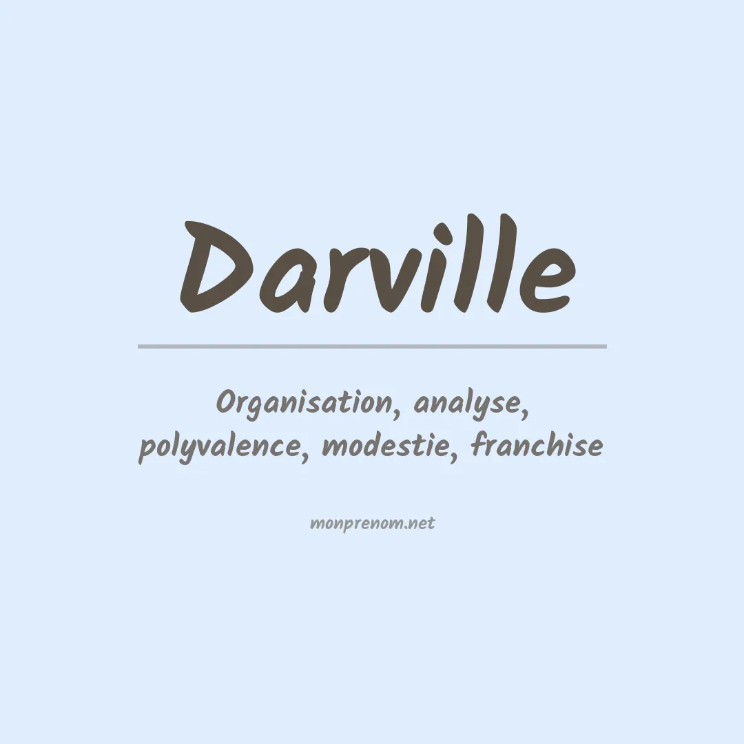 Prénom Darville