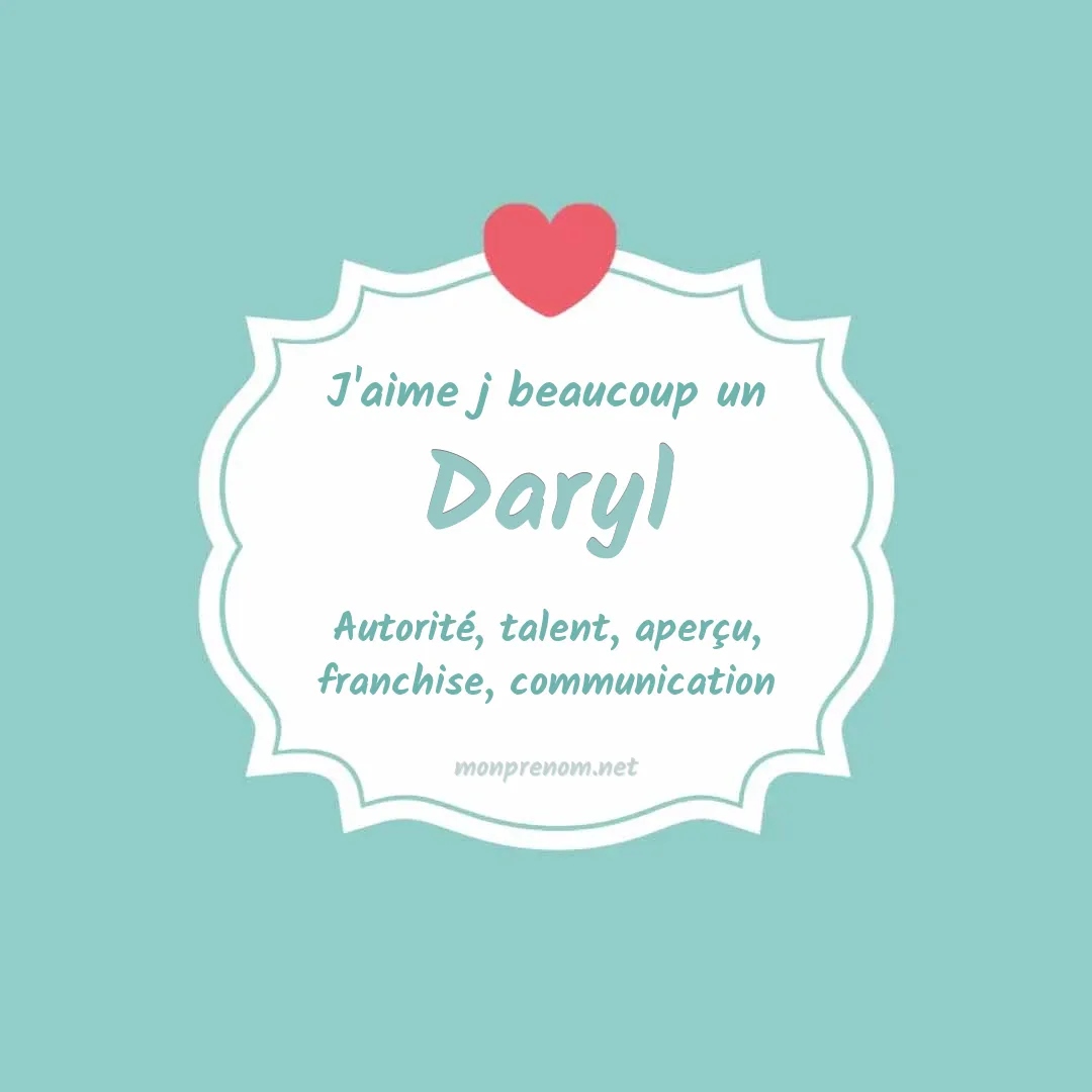 J'aime beaucoup Daryl