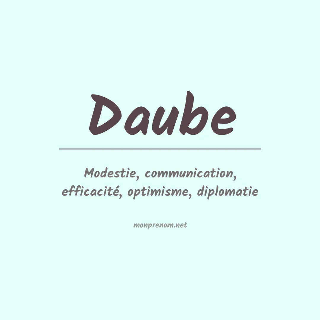 Prénom Daube