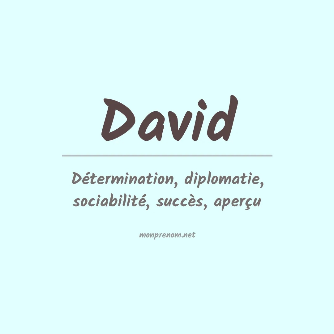 Prénom David