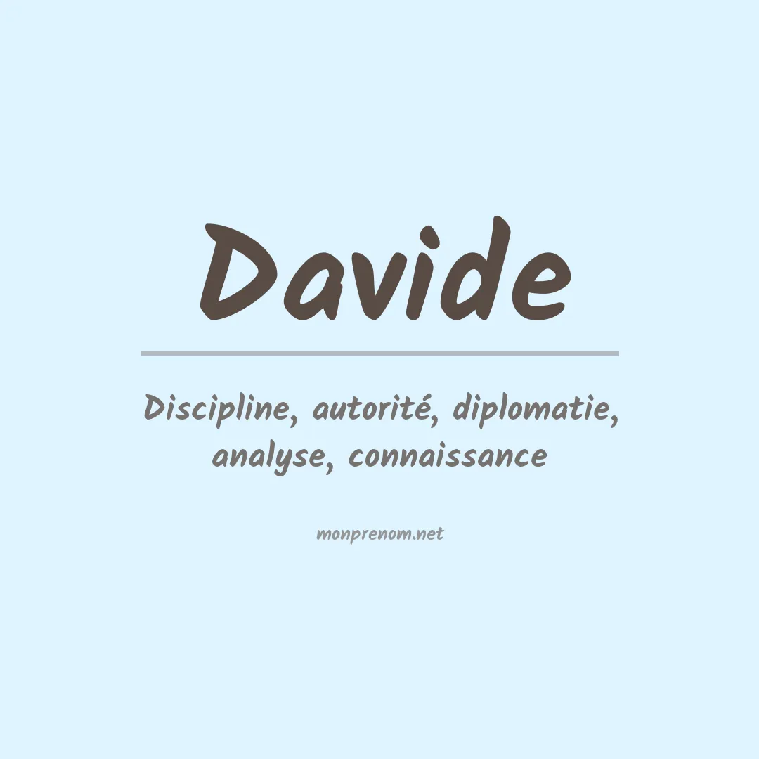 Prénom Davide
