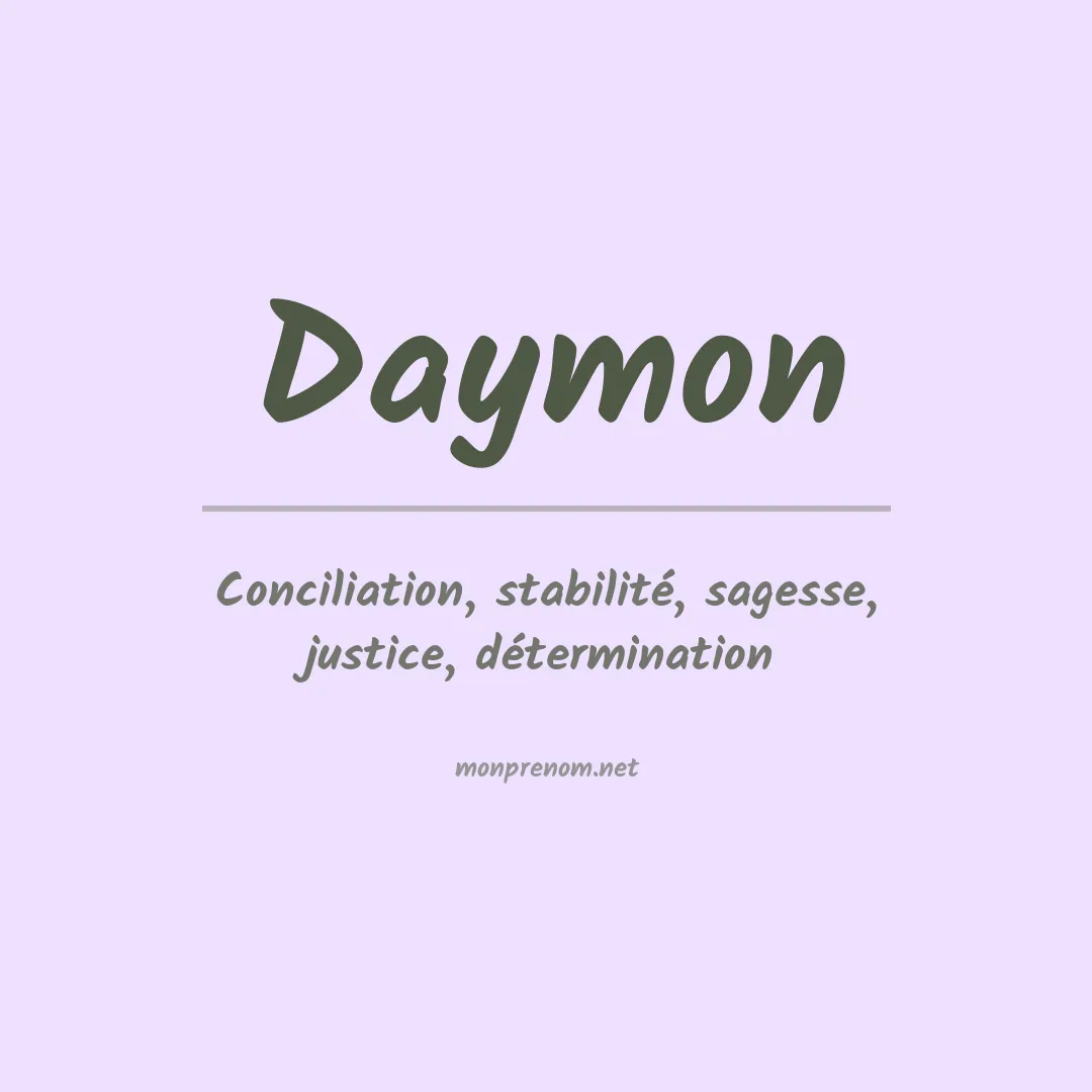 Prénom Daymon