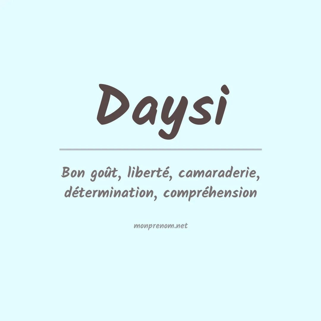Prénom Daysi