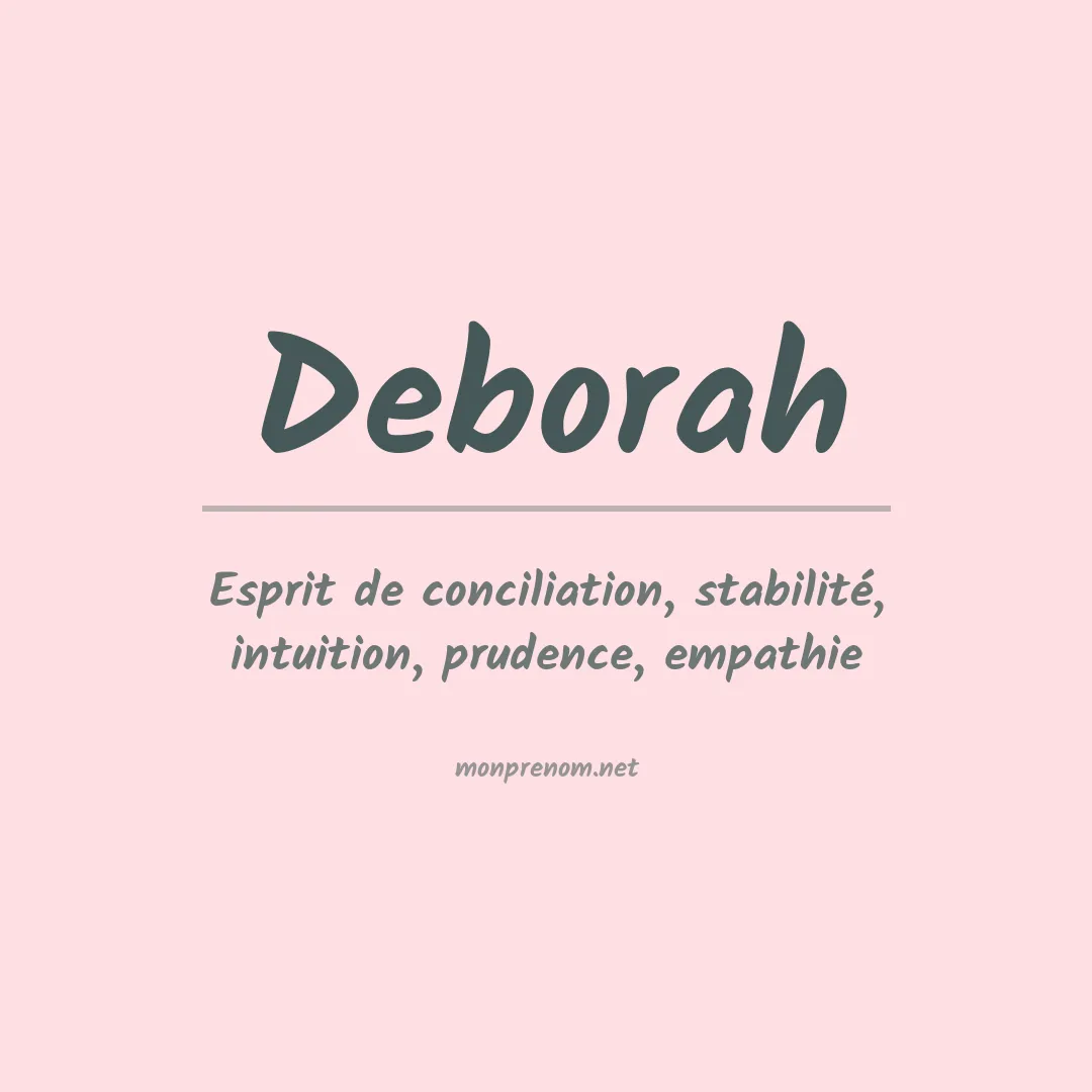 Prénom Deborah