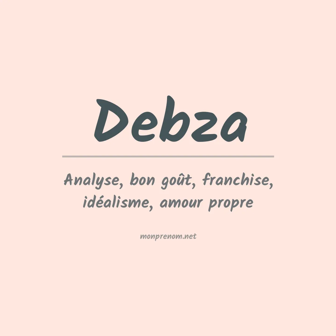 Prénom Debza