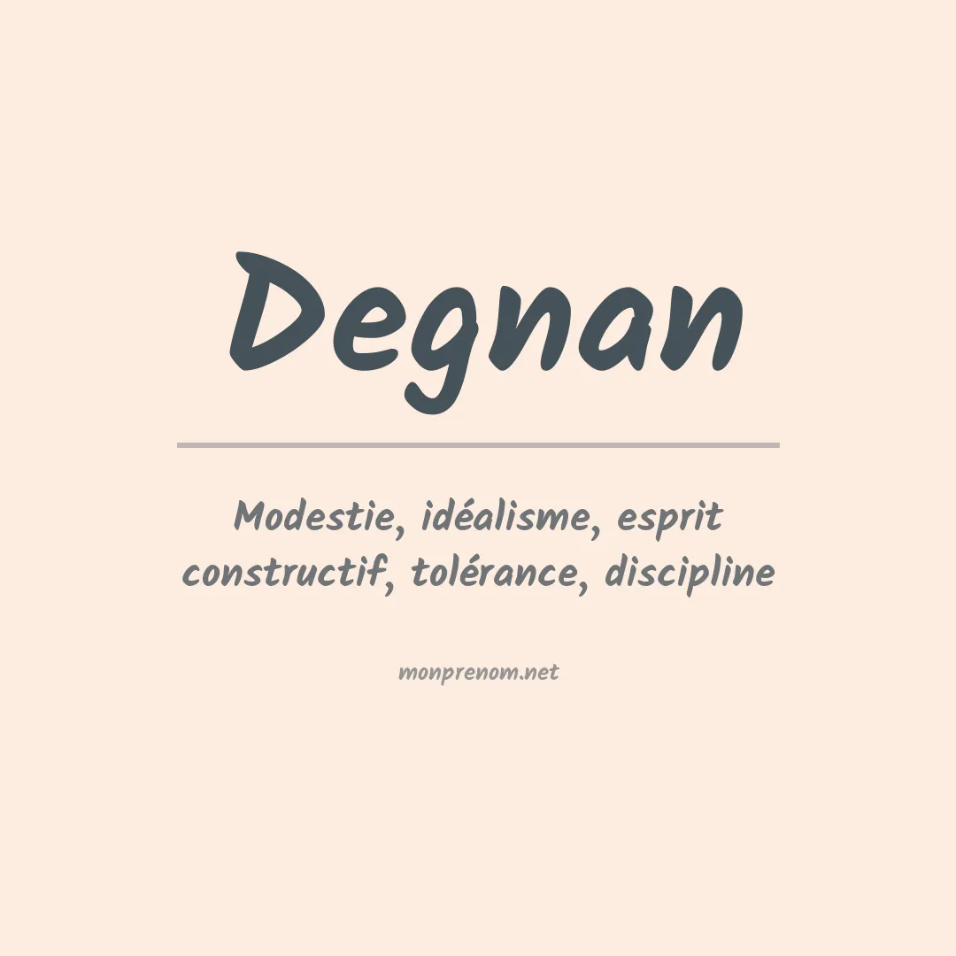 Prénom Degnan