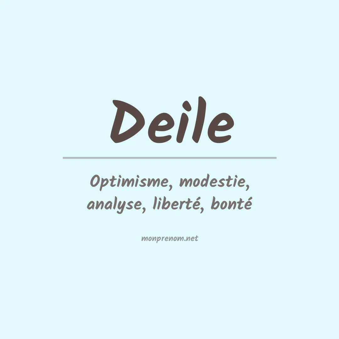 Prénom Deile