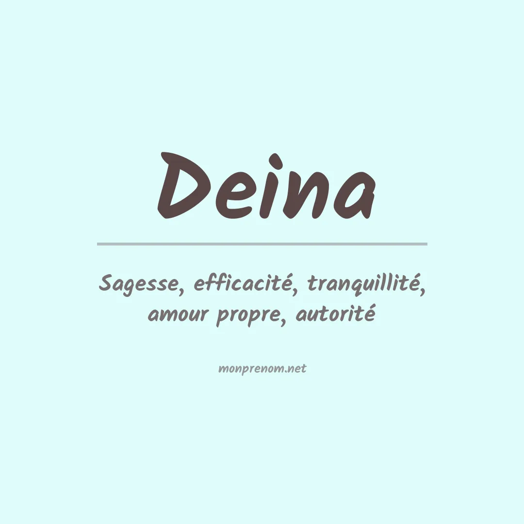 Prénom Deina